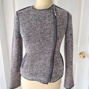 Ann Taylor Gray Tweed Jacket